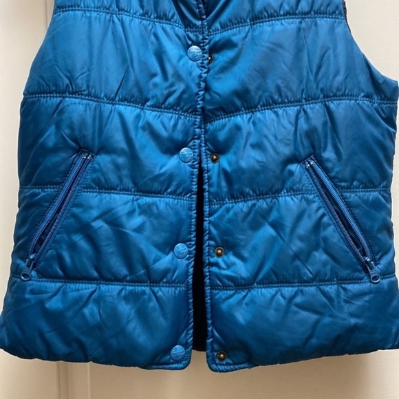 American Eagle vest outfitters woman's size medium like new blue puffer … - Picture 7 of 9